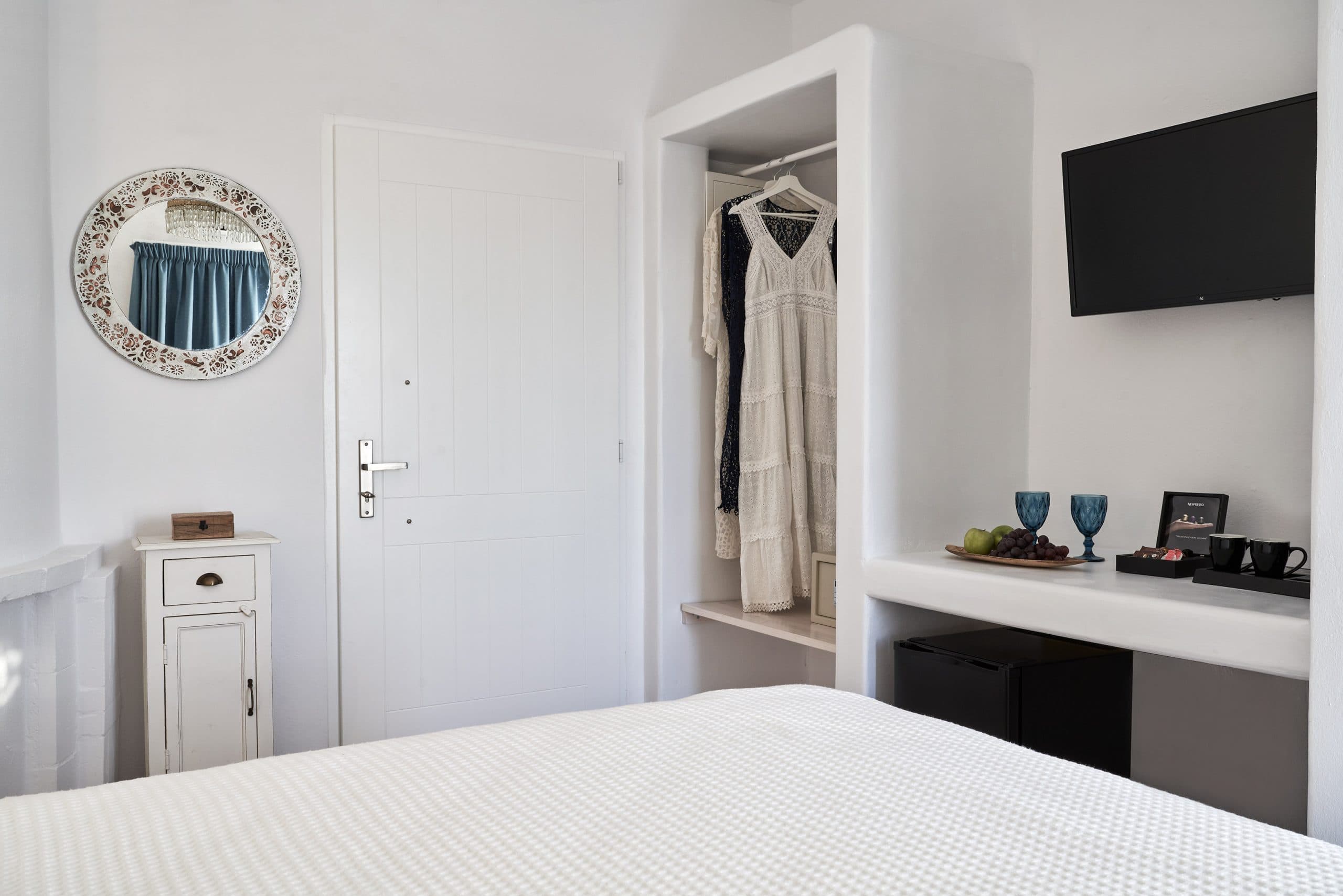 Breathtaking Mykonos town view from hotel premises